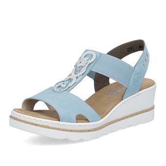 Dámské sandály RIEKER 67498-10 modrá S6