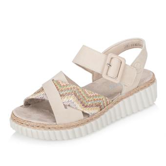 Dámské sandály RIEKER 69269-60 béžová S6