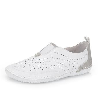 Dámské mokasíny RIEKER 43663-80 bílá S6