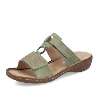 Dámské nazouváky RIEKER 60885-54 zelená S6