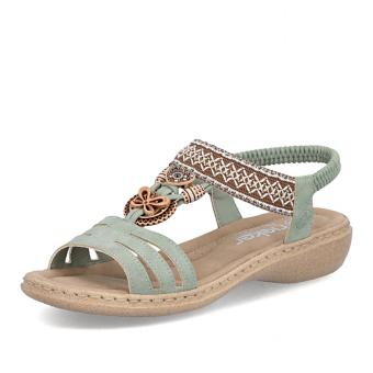 Dámské sandály RIEKER 61855-52 zelená S6
