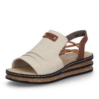 Dámské sandály RIEKER 62962-60 béžová S6