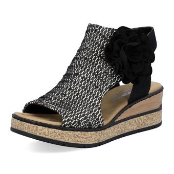 Dámské sandály RIEKER 63791-01 černá S6