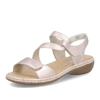 Dámské sandály RIEKER 659C7-89 zlatá S6