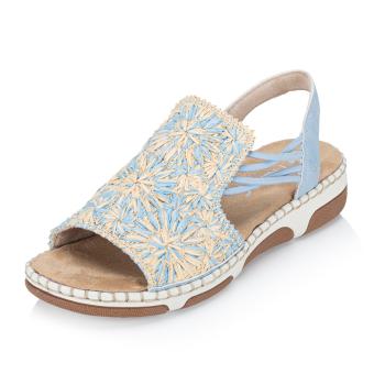 Dámské sandály RIEKER 66248-10 modrá S6