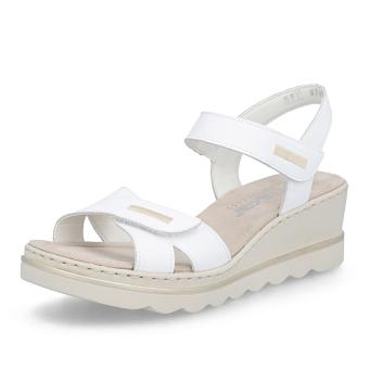 Dámské sandály RIEKER 67497-80 bílá S6