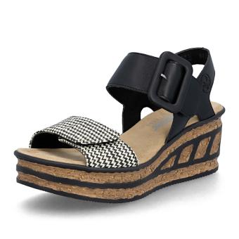 Dámské sandály RIEKER 68172-00 černá S6