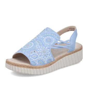 Dámské sandály RIEKER 69246-10 modrá S6