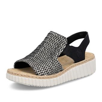 Dámské sandály RIEKER 69276-00 černá S6