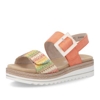 Dámské sandály REMONTE D0Q62-38 oranžová S6