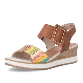 Dámské sandály REMONTE D6453-22 hnědá S6