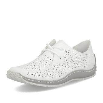 Dámské polobotky RIEKER L1722-80 bílá S6