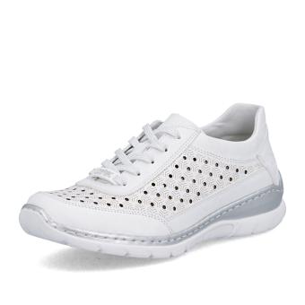 Dámské polobotky RIEKER L3217-80 bílá S6