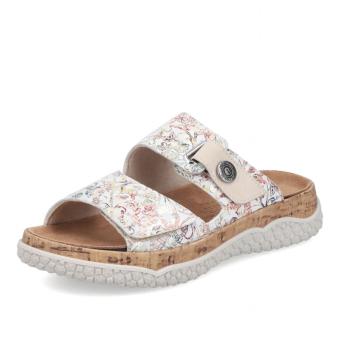 Dámské nazouváky RIEKER V0300-90 bílá S6