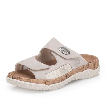 Dámské nazouváky RIEKER V0302-60 béžová S6