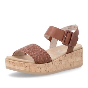 Dámské sandály REMONTE D1N56-24 hnědá S6