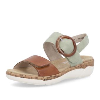 Dámské sandály REMONTE R6853-24 hnědá S6