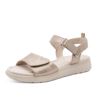 Dámské sandály TAMARIS 1-28385-46   LT GOLD STRUCT 968   F/S6