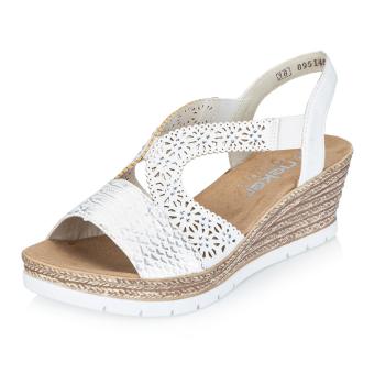 Dámské sandály RIEKER 61916-80 bílá S6