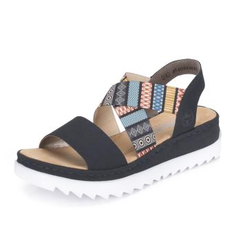 Dámské sandály RIEKER V44G8-14 modrá S6