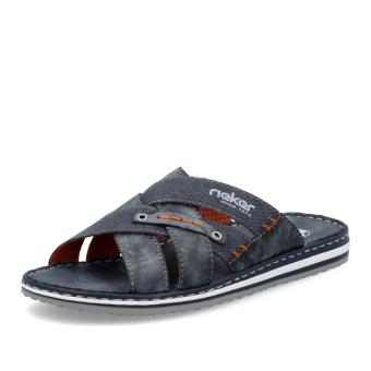 Pánské nazouváky RIEKER 21599-14 modrá S6