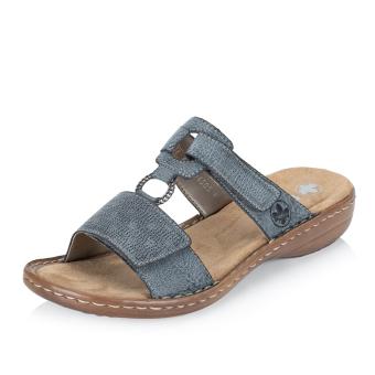 Dámské nazouváky RIEKER 60885-12   BLUE   F/S6