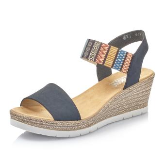 Dámské sandály RIEKER 61910-14 modrá S4