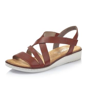 Dámské sandály RIEKER 63663-24 hnědá S5