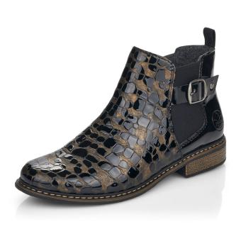 Dámská kotníková obuv RIEKER Z4965-90 černá W5