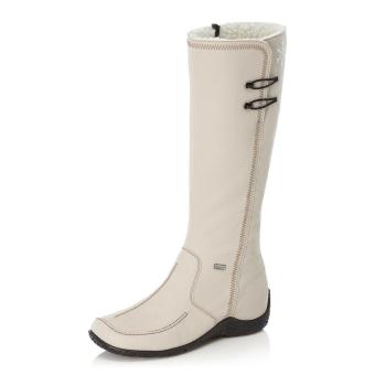 Dámské kozačky RIEKER 79952-60 béžová W5