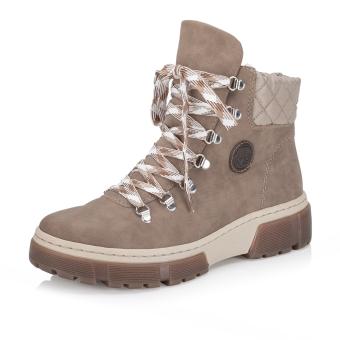 Dámská kotníková obuv RIEKER X8647-64 béžová W5