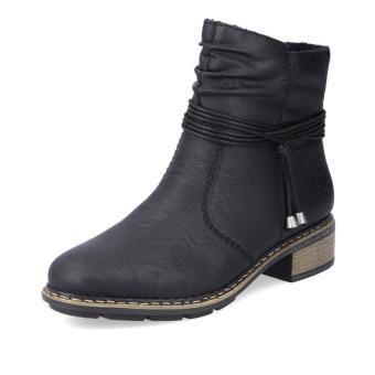 Dámská kotníková obuv RIEKER 77263-00 černá W5