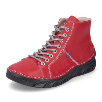 Dámská kotníková obuv RIEKER 55020-33 červená W5