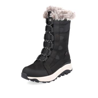 Dámské kozačky RIEKER W0070-00 černá W5