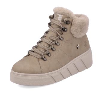 Dámská kotníková obuv RIEKER W0560-20 béžová W3