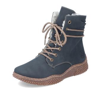 Dámská kotníková obuv RIEKER Y8443-14 modrá W5