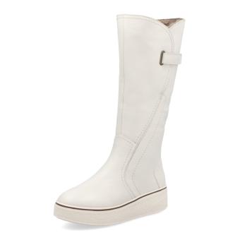 Dámské kozačky RIEKER 78853-80 béžová W5