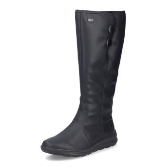 Dámské kozačky RIEKER Z0090-00 černá W4
