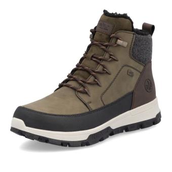 Pánská kotníková obuv RIEKER 35540-54 zelená W4