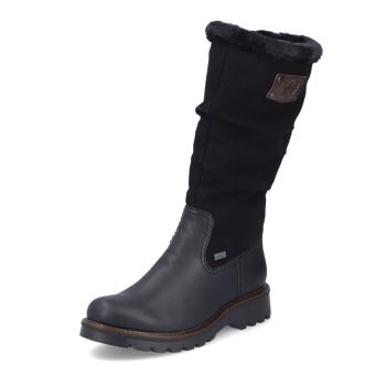 Dámské kozačky RIEKER 73291-00 černá W4