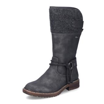 Dámské kozačky RIEKER 94774-45 šedá W4