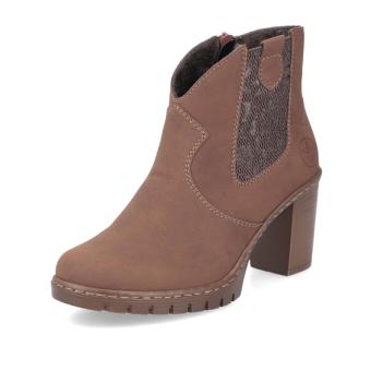 Dámská kotníková obuv RIEKER Y2554-24 hnědá W4
