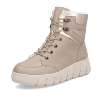 Dámská kotníková obuv RIEKER Y3504-20 béžová W4