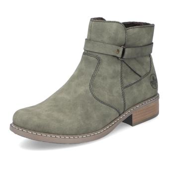Dámská kotníková obuv RIEKER Z4167-54 zelená W4