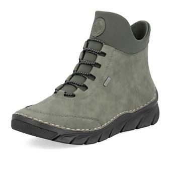 Dámská kotníková obuv RIEKER 55069-54 zelená W6