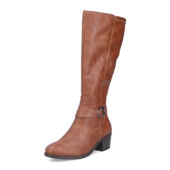 Dámské kozačky RIEKER 73990-22 hnědá W5