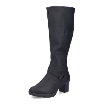 Dámské kozačky RIEKER 77690-00 černá W5