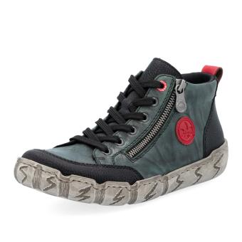 Dámská kotníková obuv RIEKER L0306-54 zelená W5