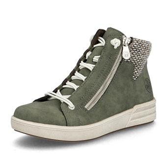 Dámská kotníková obuv RIEKER X0750-54 zelená W5