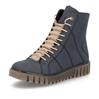 Dámská kotníková obuv RIEKER Y3420-14 modrá W5